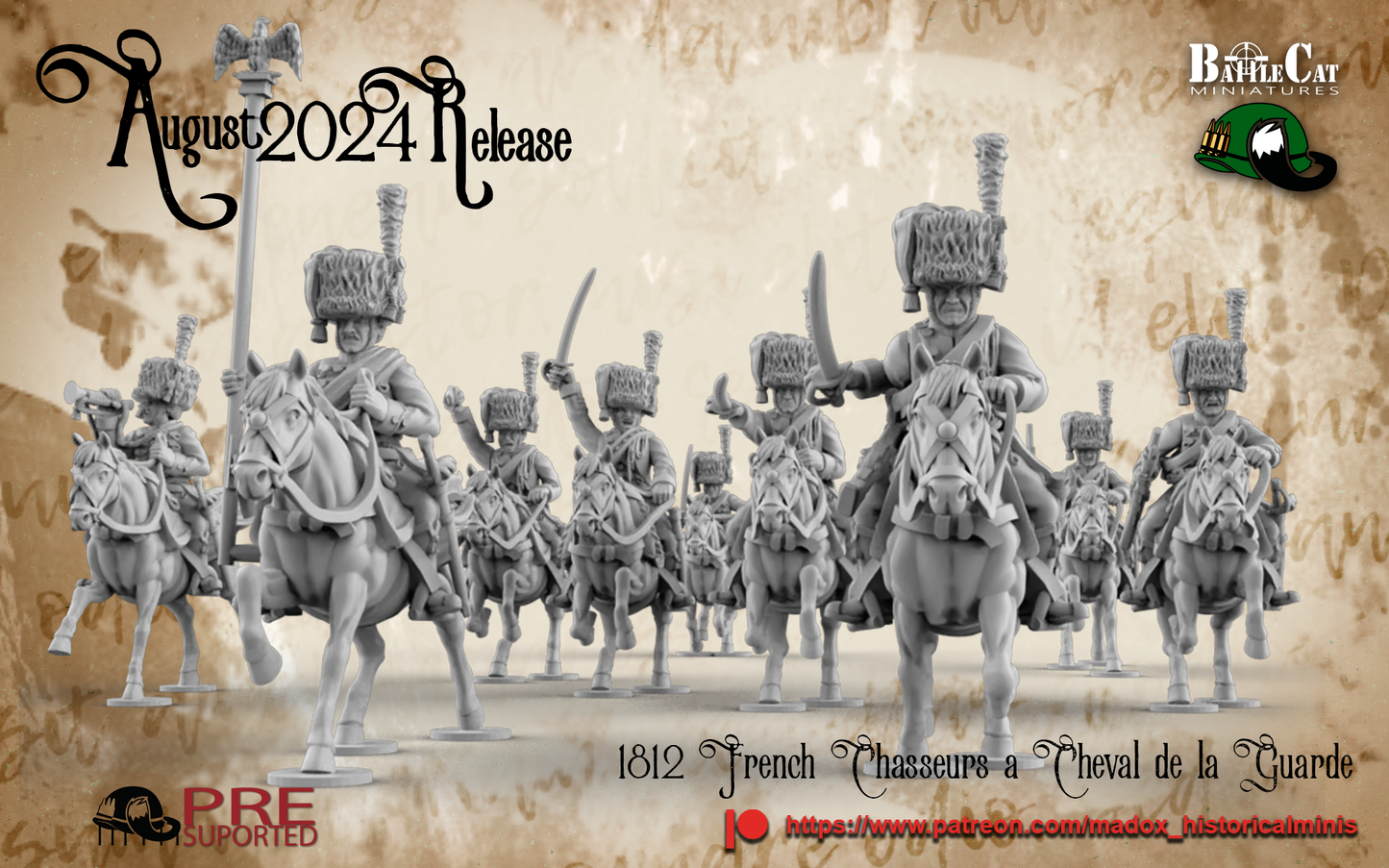 1812 French Chasseurs à Cheval De La Guarde