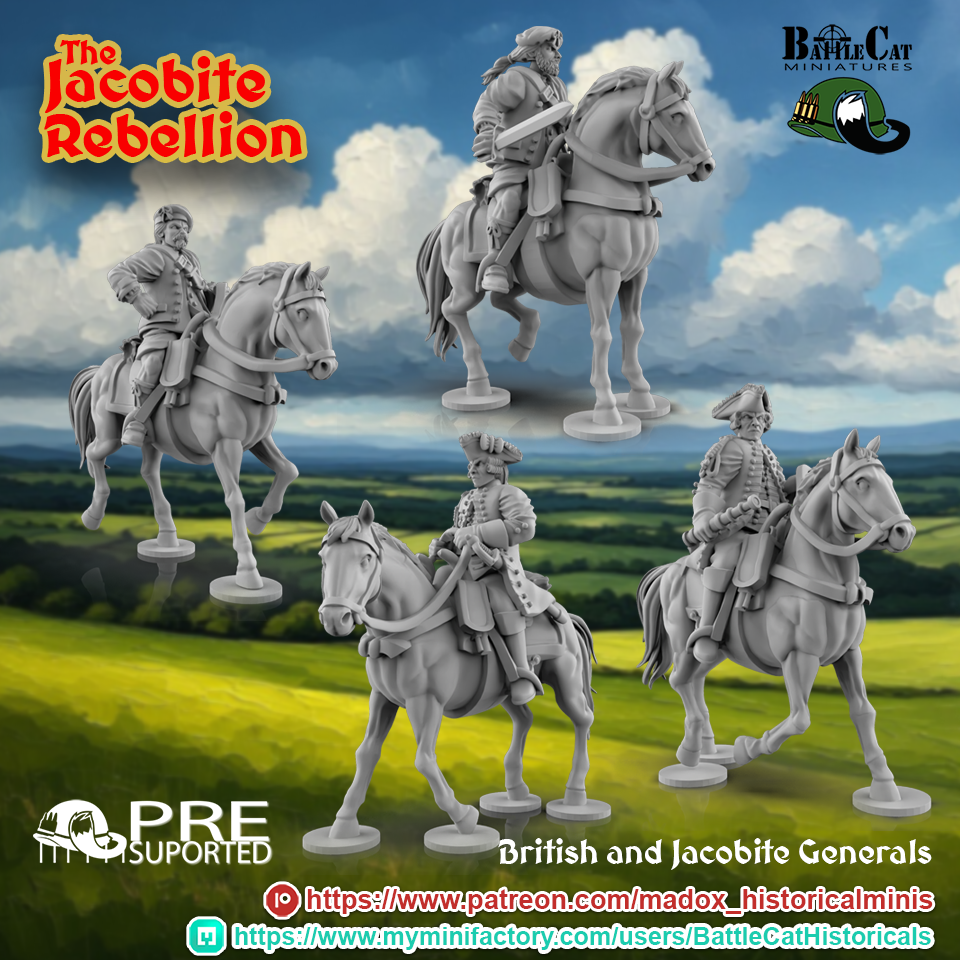 1745 British and Jacobite Generals