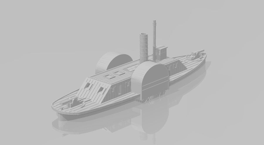 1/600 CONFEDERATE COTTONCLAD RAM CSS GENERAL EARL VAN DORN