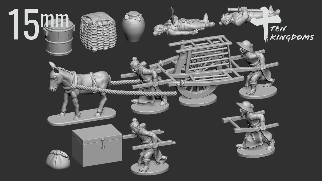 Chinese Wheelbarrow Set