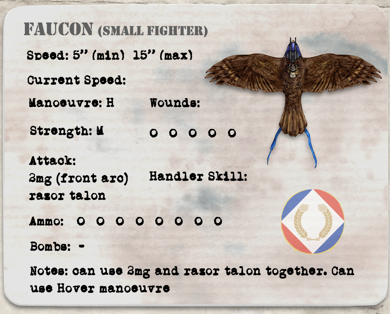 Gnome Faucon Demi-Escadrille