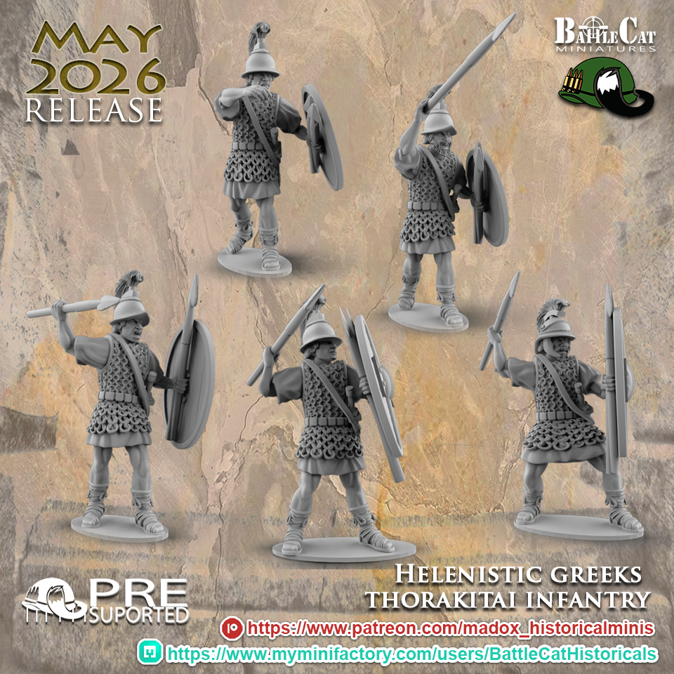 Hellenistic Greek Thorakitai Infantry
