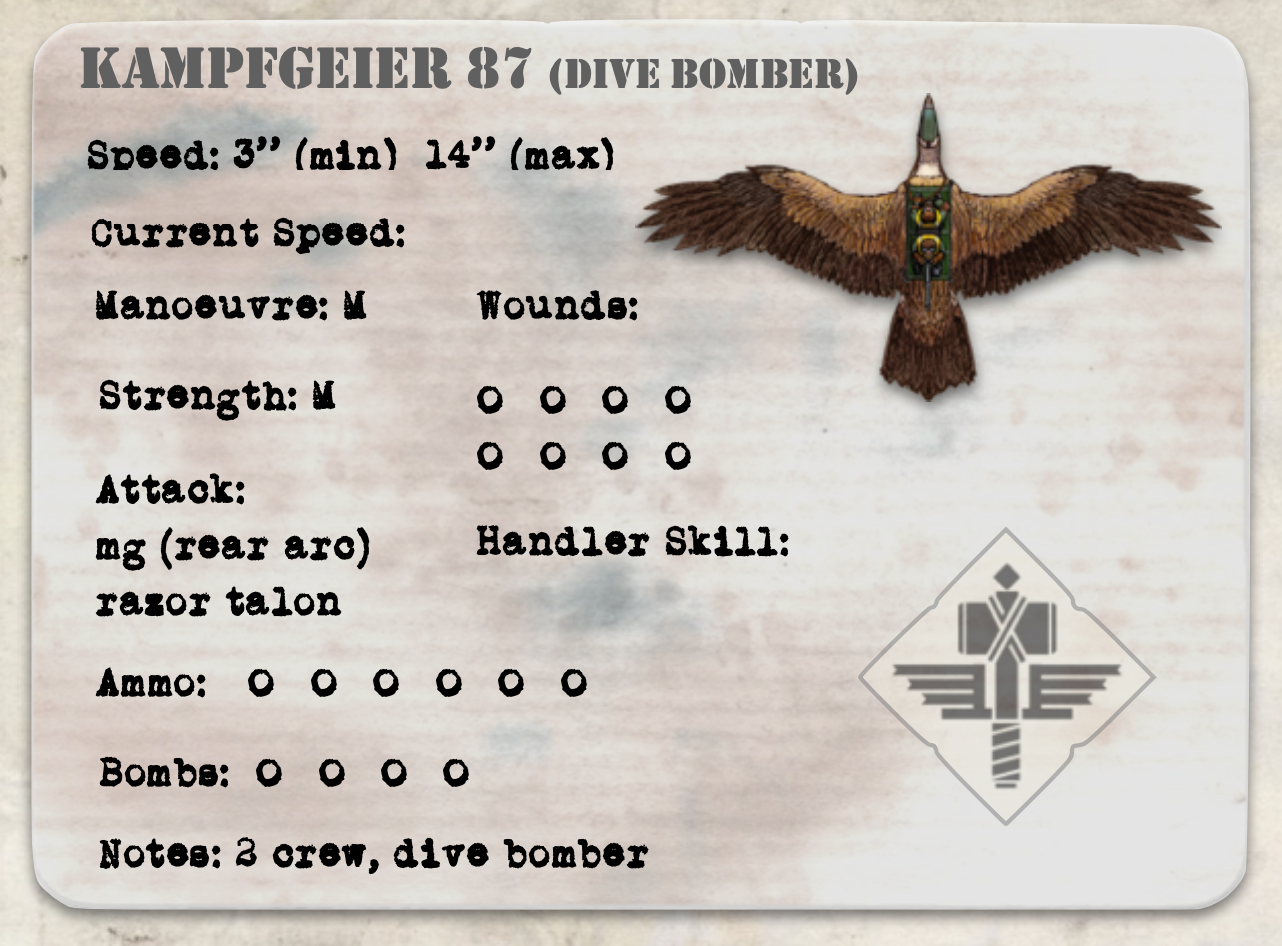 Dwarf Kampfgeier 87 Flight
