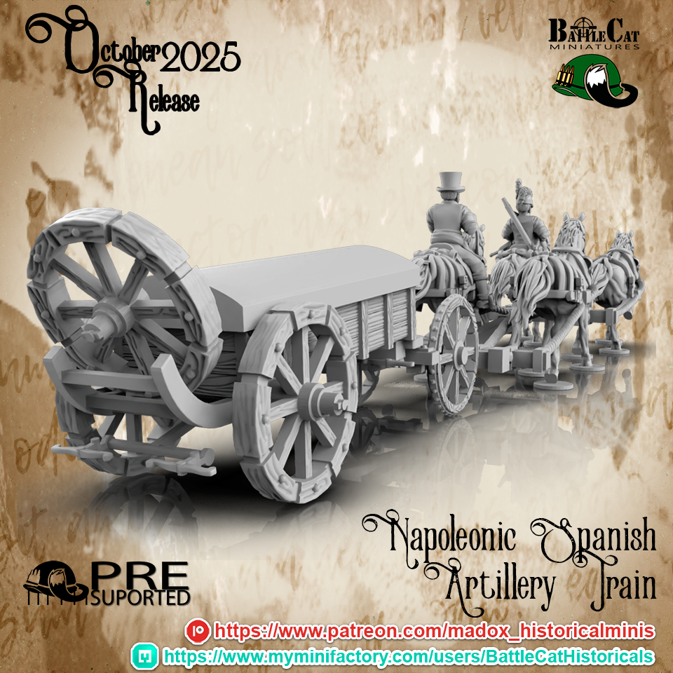 Napoleonic Spanish Artillery Train