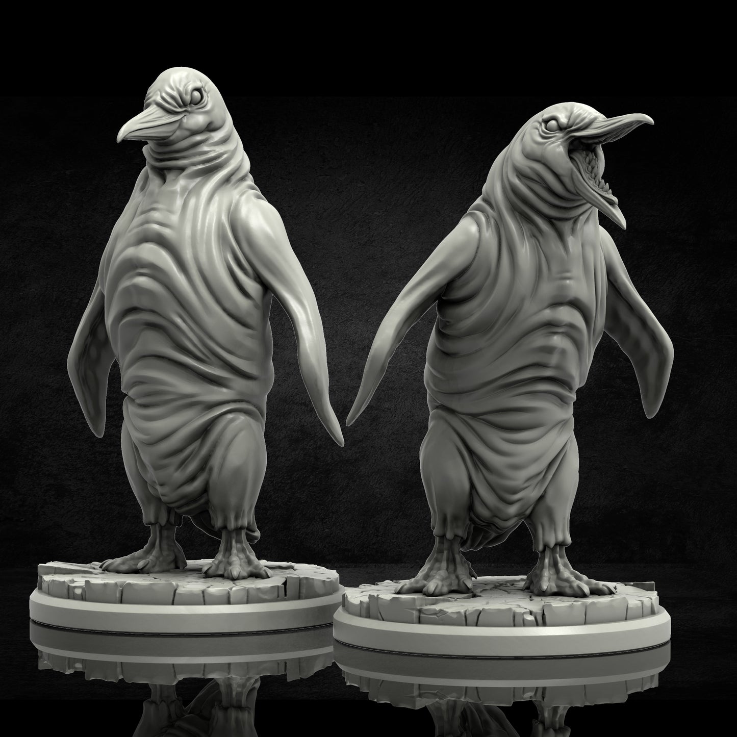 Giant Albino Penguins
