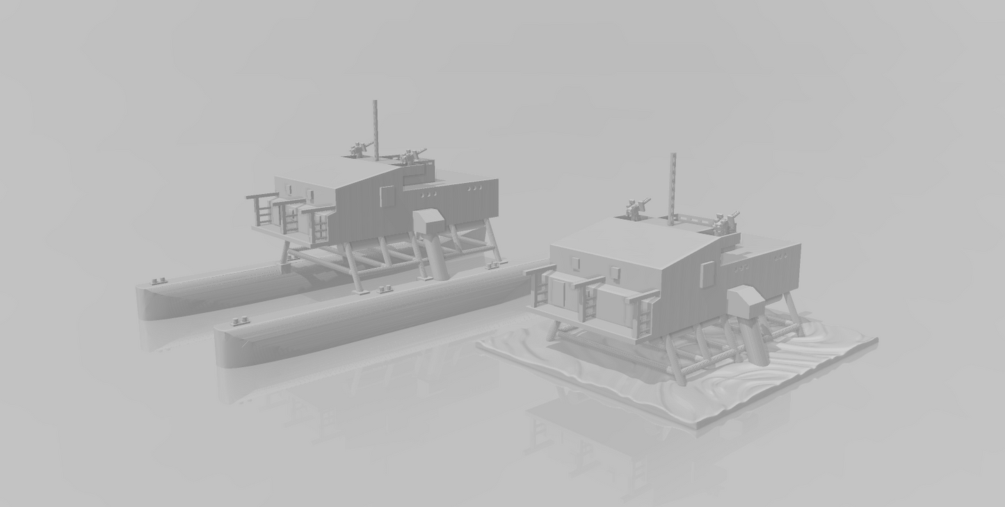 1/1200 Maunsell Gun Platform