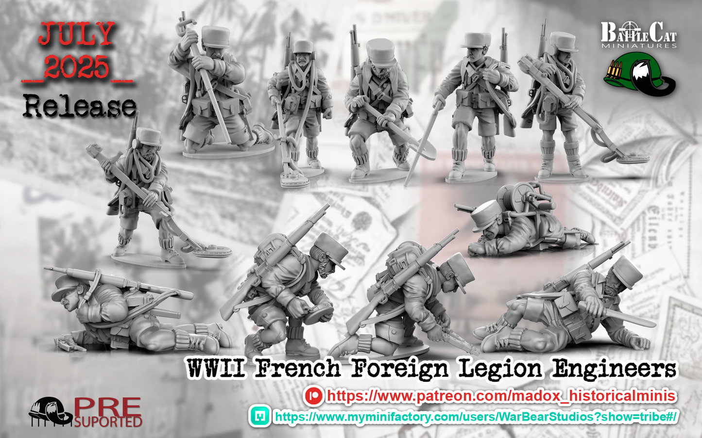 WW2 French Foreign Legion Engineers