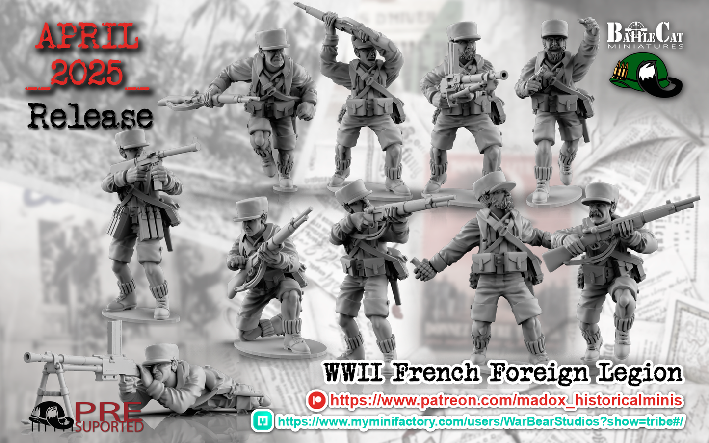 WW2 French Foreign Legion Infantry