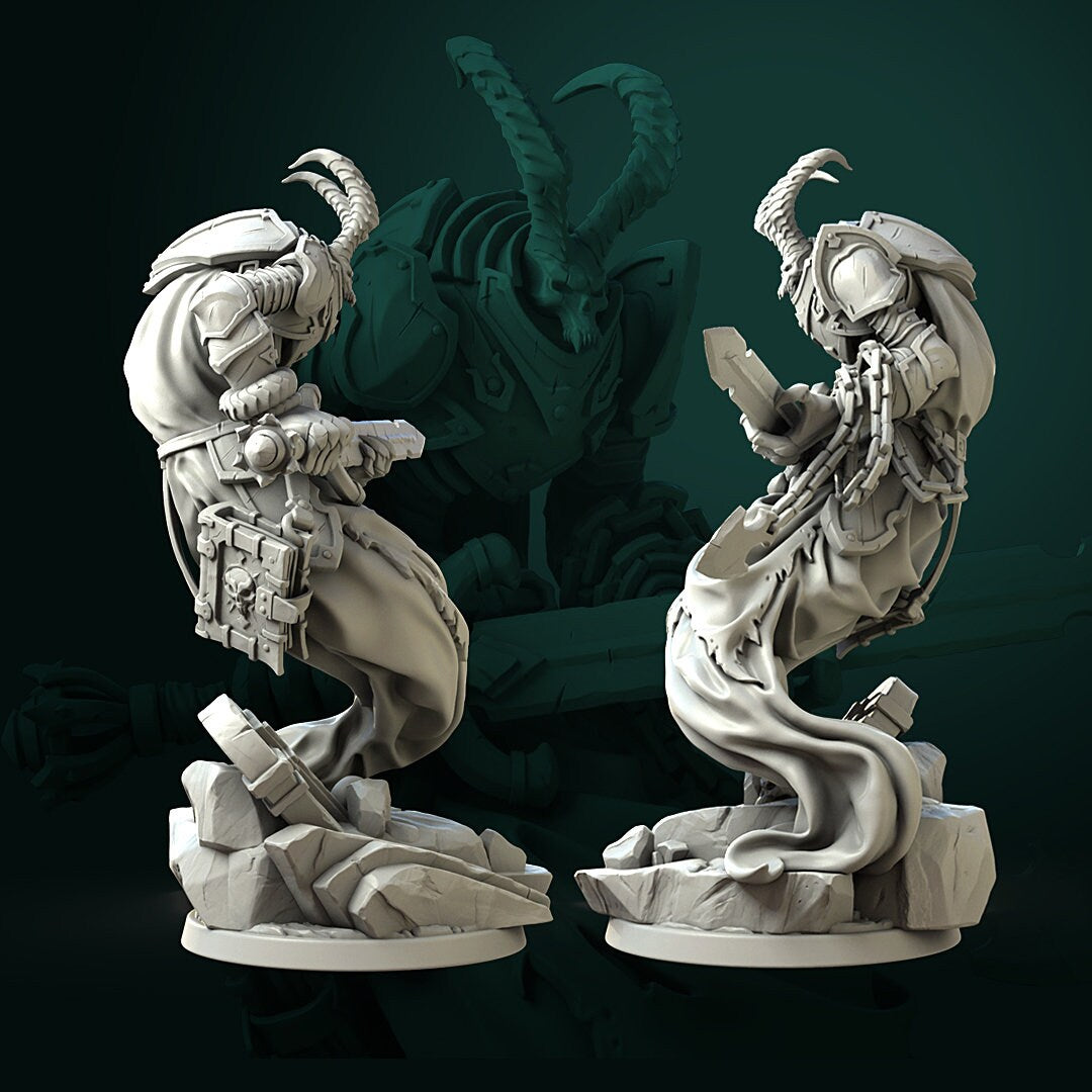 Wraith | 3D Printed Resin Miniatures | Ideal for- Table top gaming, DnD, RPG, Fantasy, Wargaming, The 9th Age, Diorama