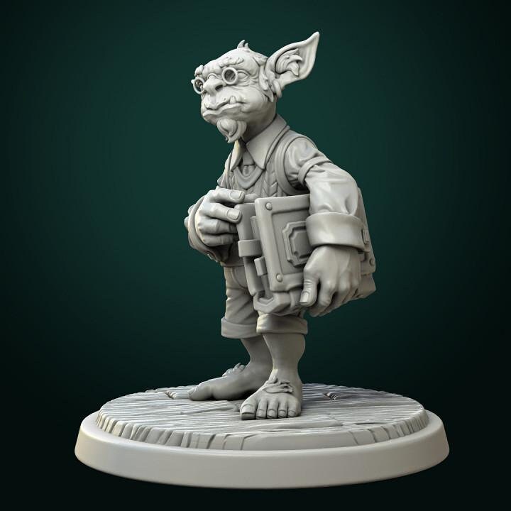 Goblin- Librarian- Alchemist, Night Steward | 3D Printed Resin Model- Ideal for DnD, RPG, table top Gaming, Greek, Fantasy, Wargaming, Magic