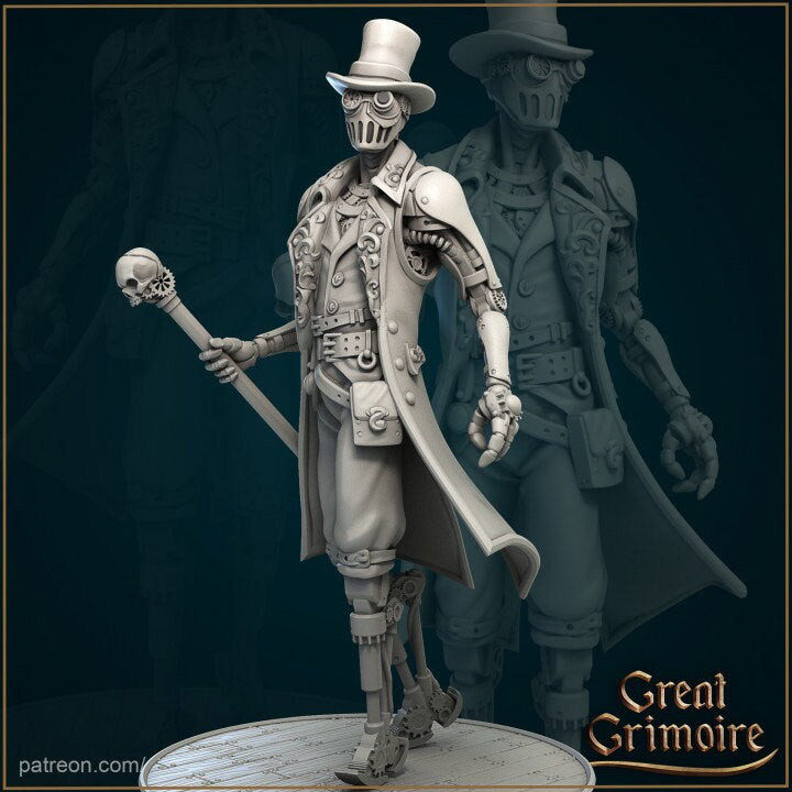 Andrew | 3D Printed Resin Model-Ideal for DnD, RPG, table top Gaming, Fantasy, Wargaming, The 9th Age, Steampunk
