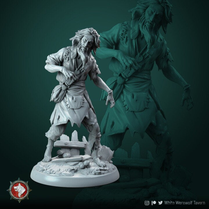 Mad Miller | 3D Printed Resin Model- Ideal for DnD, RPG, Table top Gaming, Fantasy, Wargaming, The 9th Age,
