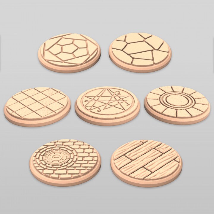 Mystic Bases | 3D Printed Resin Model-Ideal for DnD, RPG, table top Gaming, Fantasy, Wargaming, Cthulhu, Mansions of Madness, Cosmic Horror