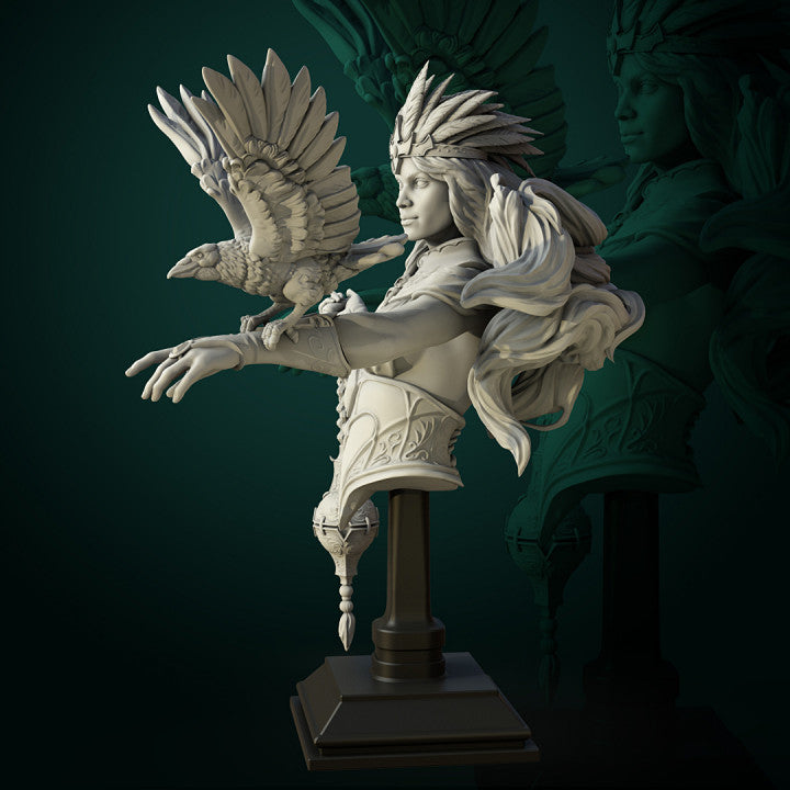 Crow Mother Maletta Bust