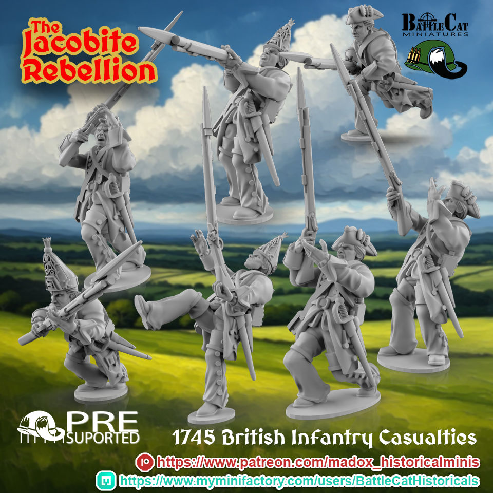 1745 British Infantry Casualties