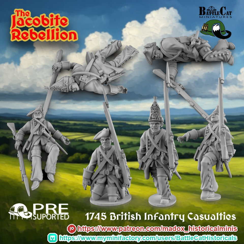 1745 British Infantry Casualties