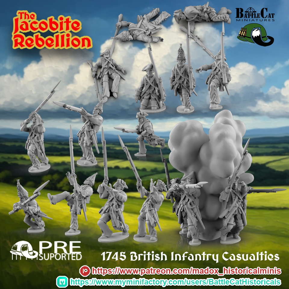1745 British Infantry Casualties