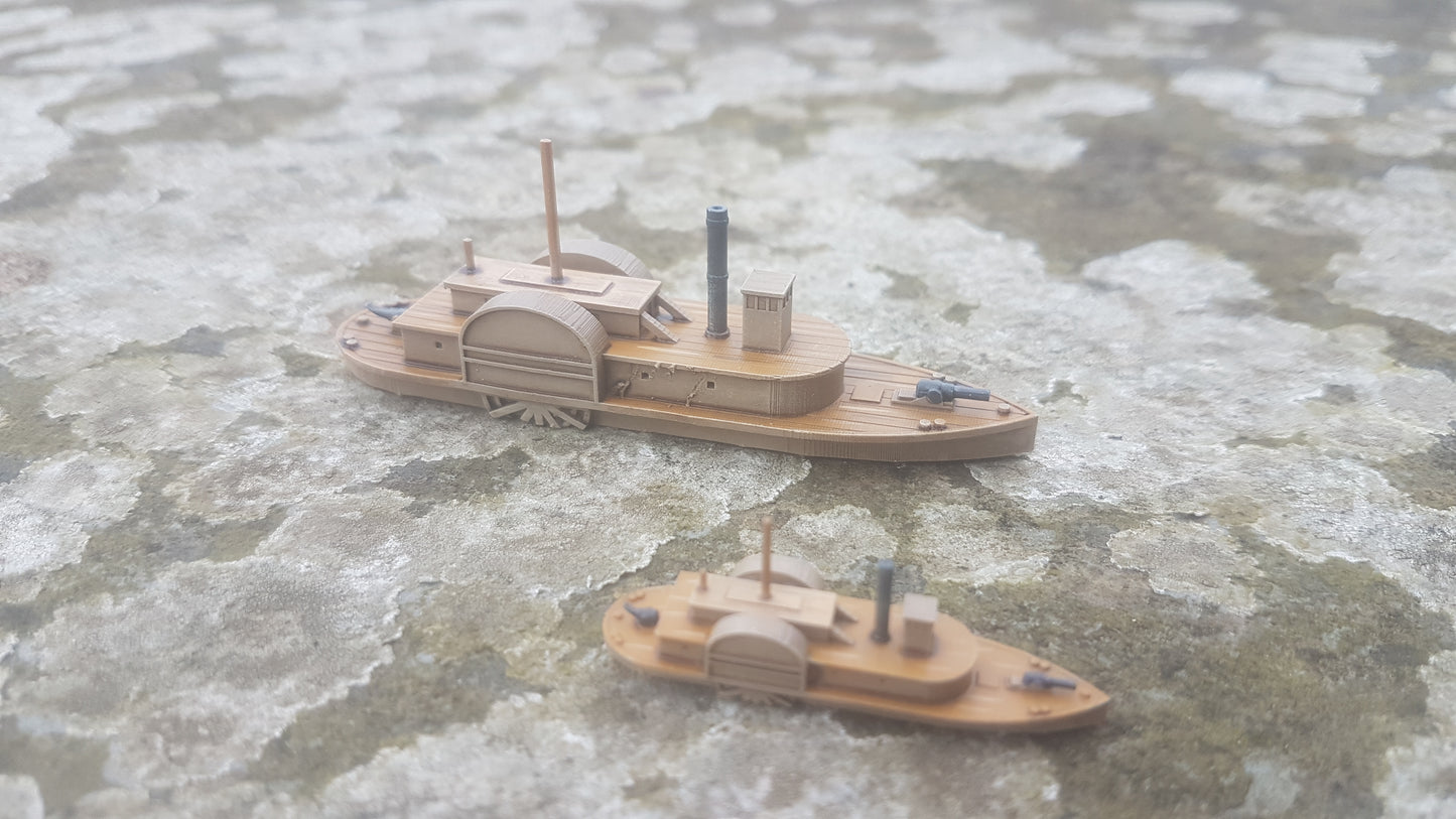 1/600 Confederate Gunboat CSS General Thompson