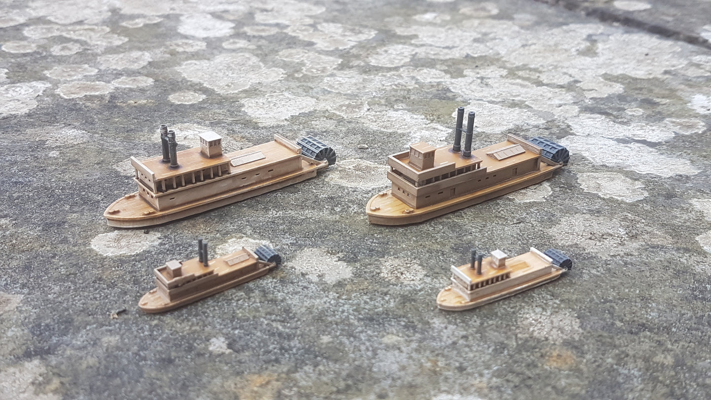 1/600 Union Sternwheel Rams USS Lioness, Mingo