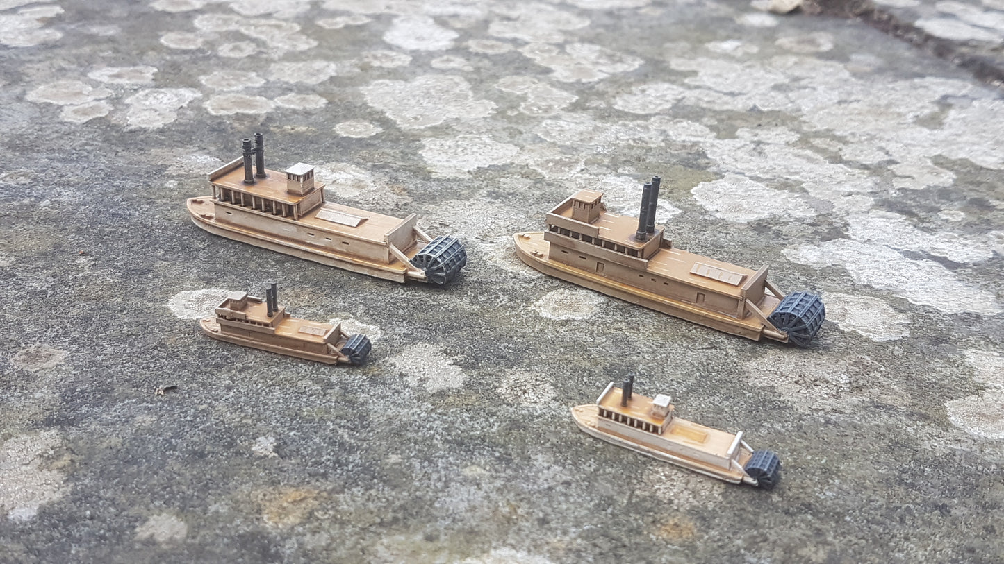 1/600 Union Sternwheel Rams USS Lioness, Mingo