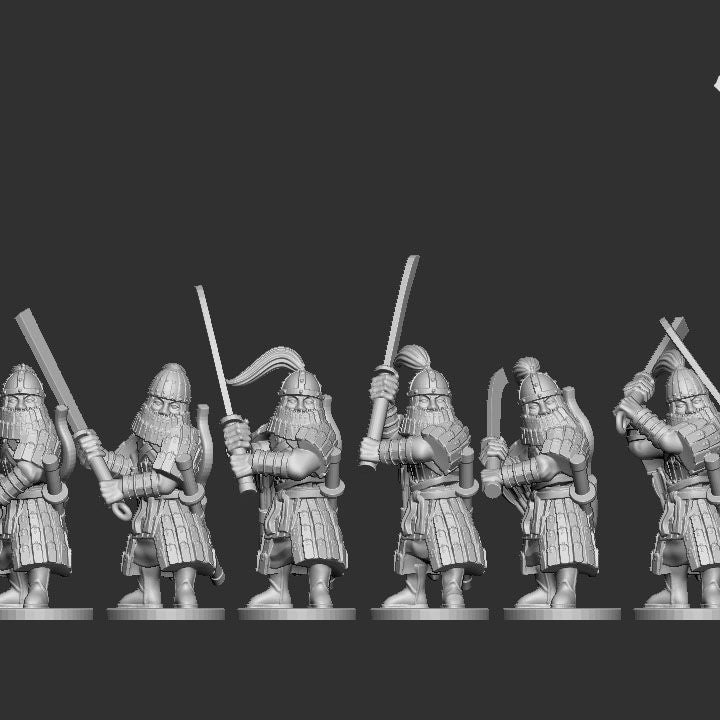 Jurchen-Jin Heavy Armoured Swordsmen