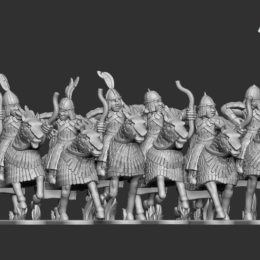 Khitan-Liao Armoured Horse Archers With Barding