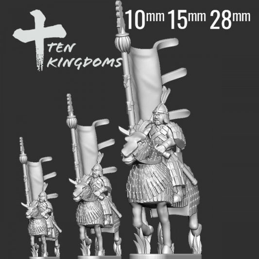 10mm Khitan-Liao Armoured Banner Horsemen Barded