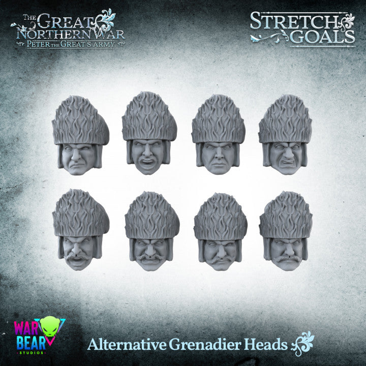 Russian Alternate Grenadier Heads