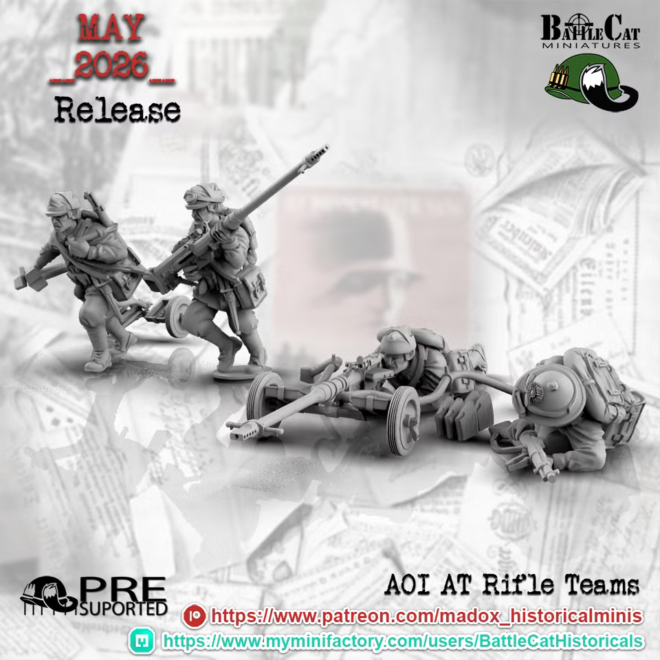 WW2 Italian AOI AT Rifle Teams