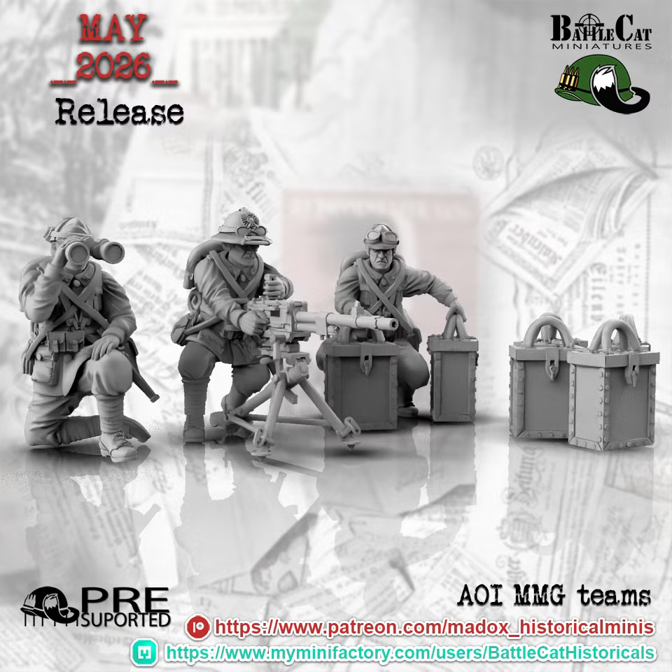 WW2 Italian AOI MMG Teams