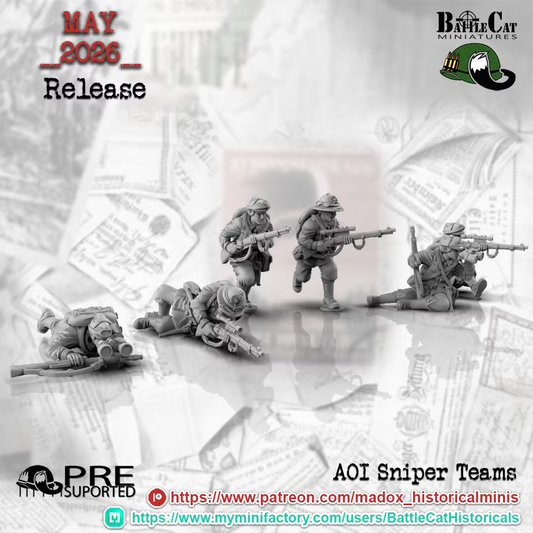 WW2 Italian AOI Sniper Teams