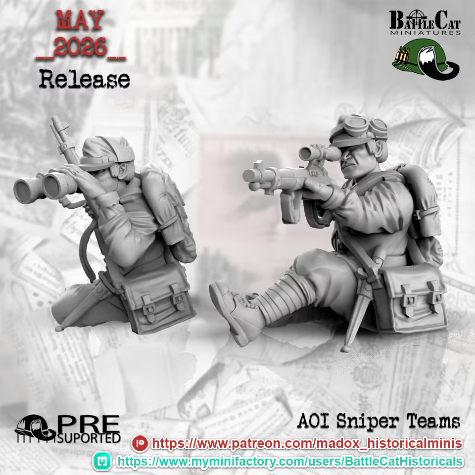 WW2 Italian AOI Sniper Teams