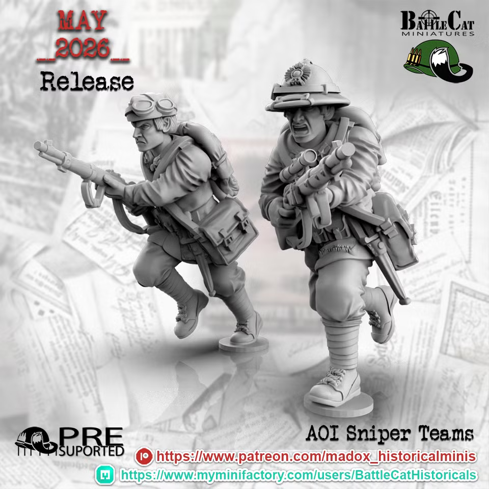 WW2 Italian AOI Sniper Teams