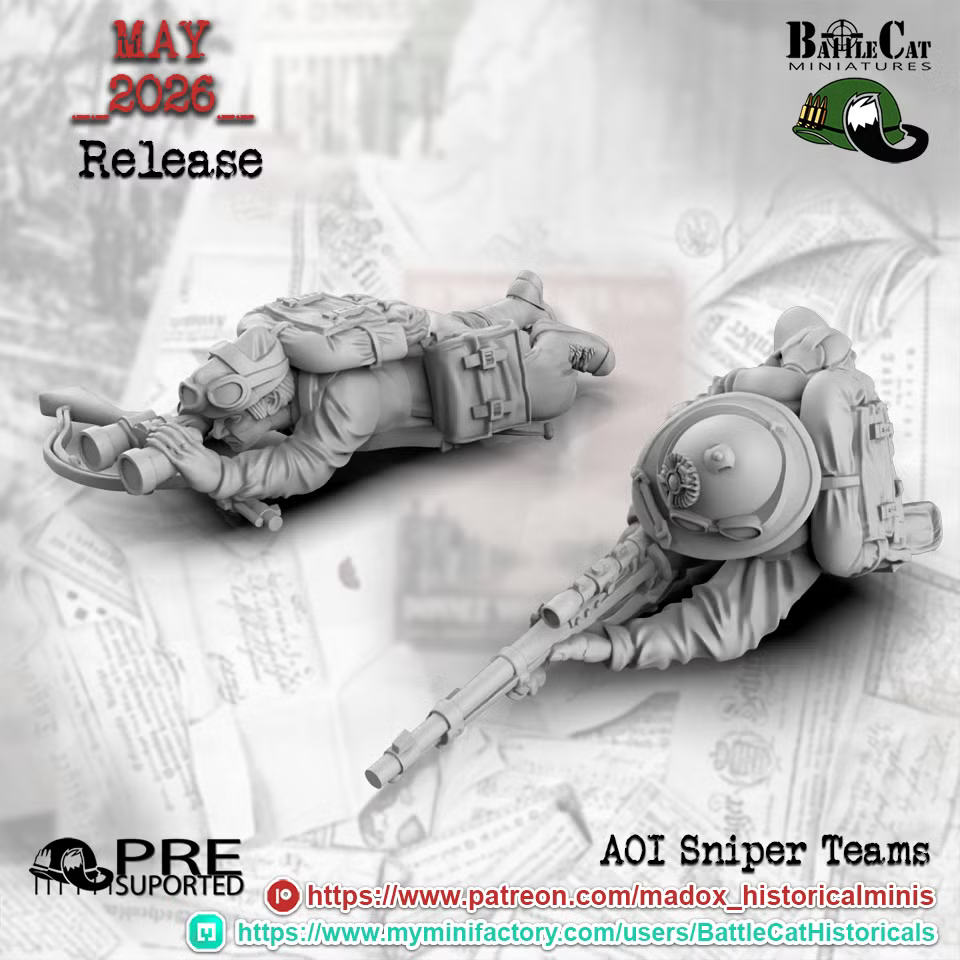 WW2 Italian AOI Sniper Teams