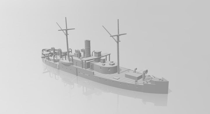 1/600 British ironclad ram HMS Hotspur