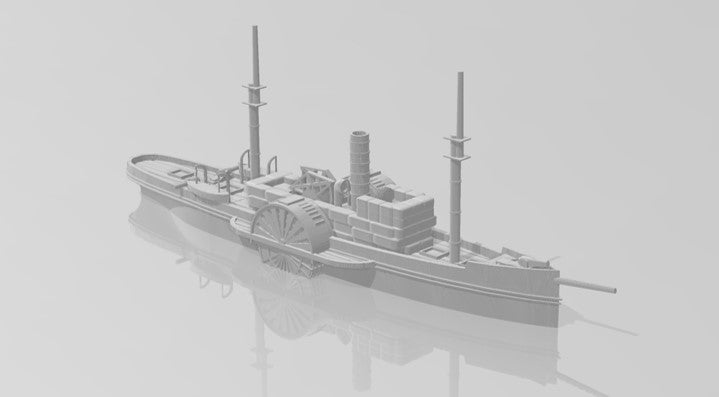 1/600 Confederate gunboat CSS Webb