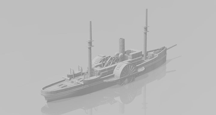 1/600 Confederate gunboat CSS Webb