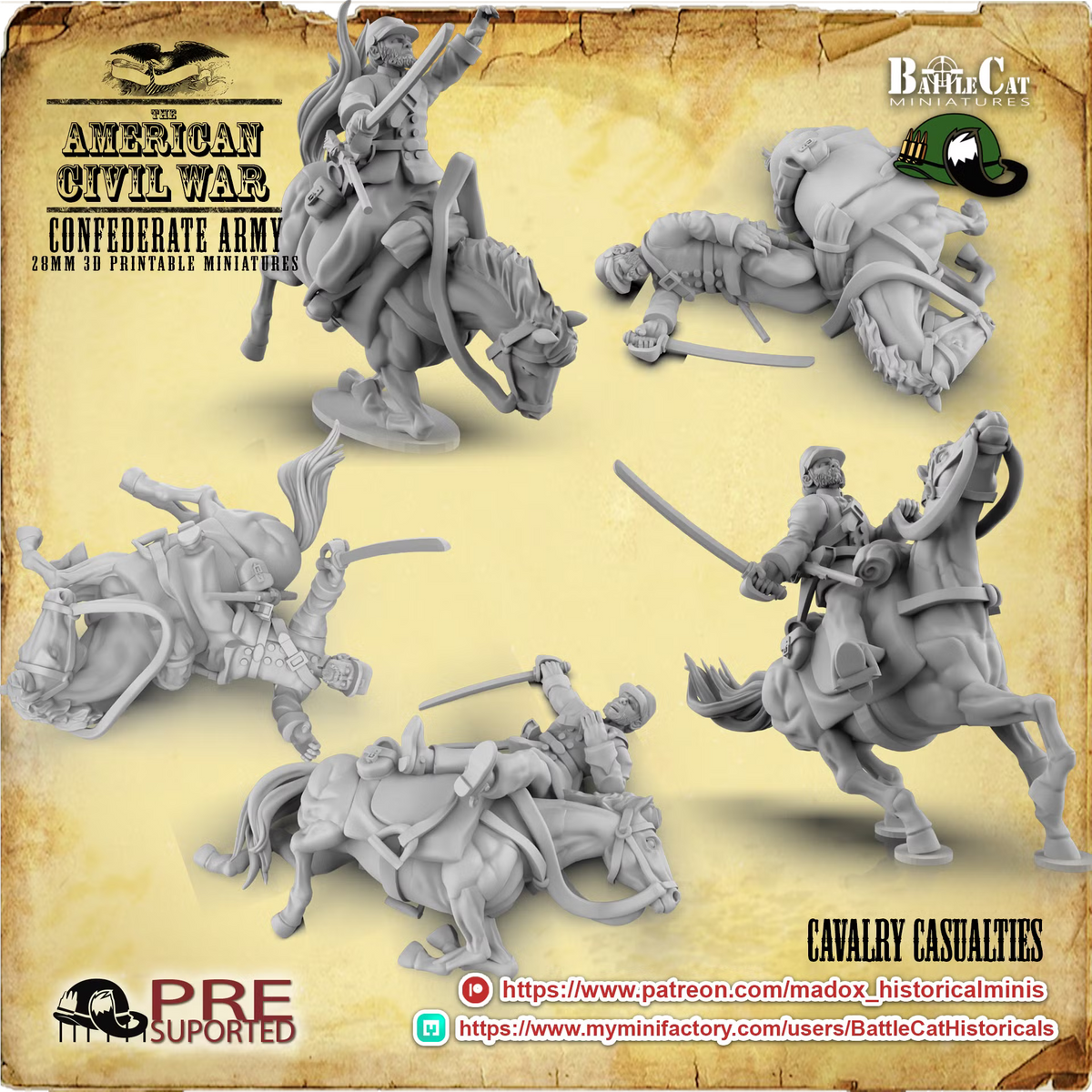 Confederate Cavalry Casualties