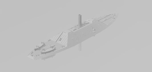 1/1200 Confederate Casemate Ironclad CSS Fredericksburg