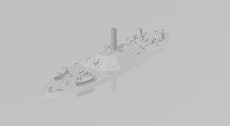 1/600 Confederate Casemate Ironclad CSS Virginia II – BIG Jim Prints