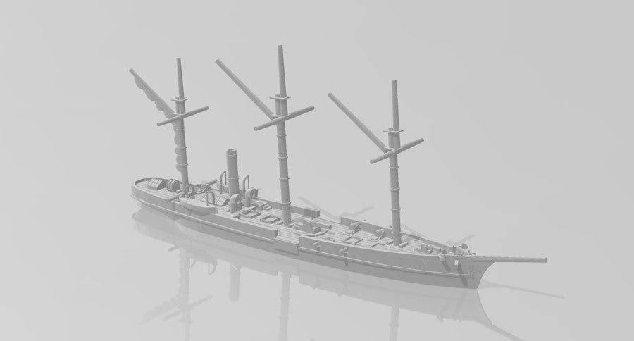 1/1200 Confederate Steam Gunboat CSS Mcrae – BIG Jim Prints