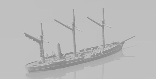 1/1200 Confederate Steam Gunboat CSS Mcrae