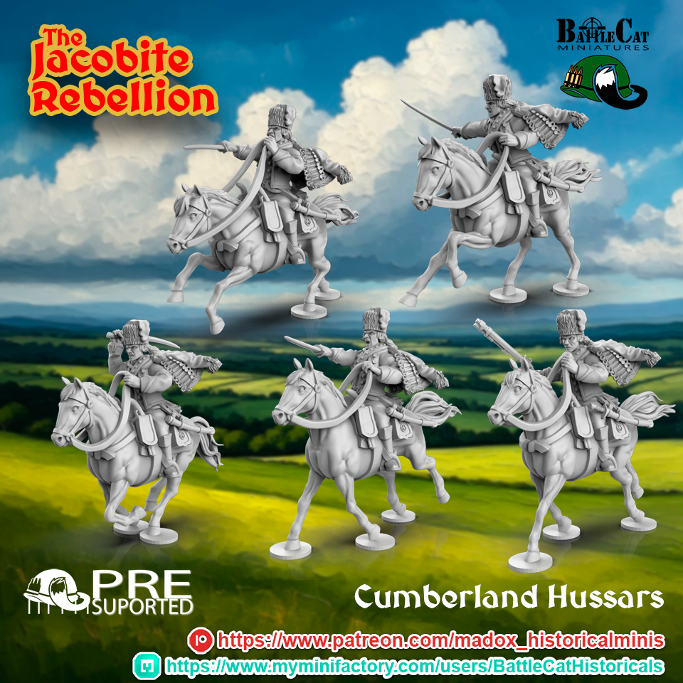 1745 British Cumberland Hussars