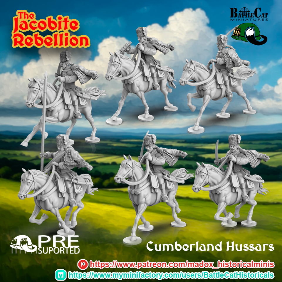 1745 British Cumberland Hussars