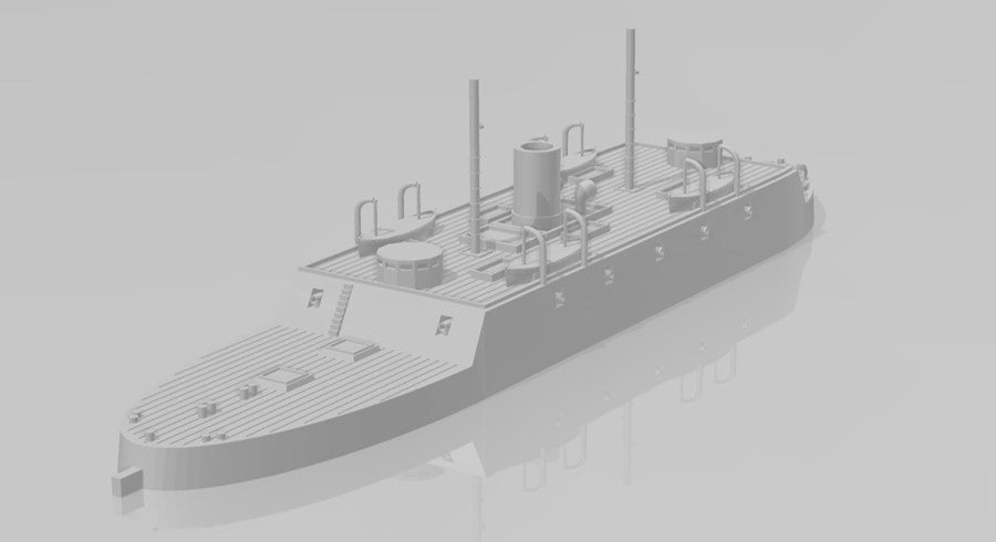 1/600 DUTCH casemate ironclad HNLMS de Ruyter