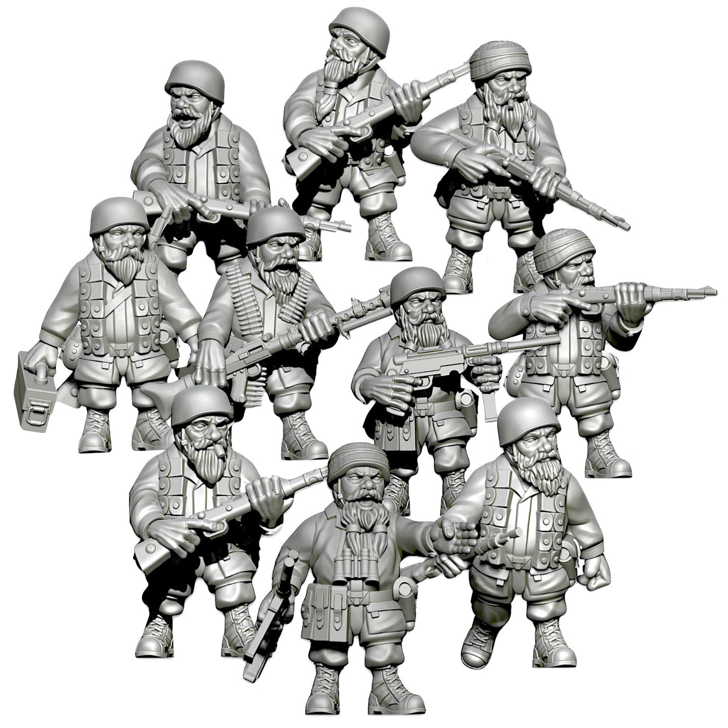 Dwarf Fallschrimjäger Section