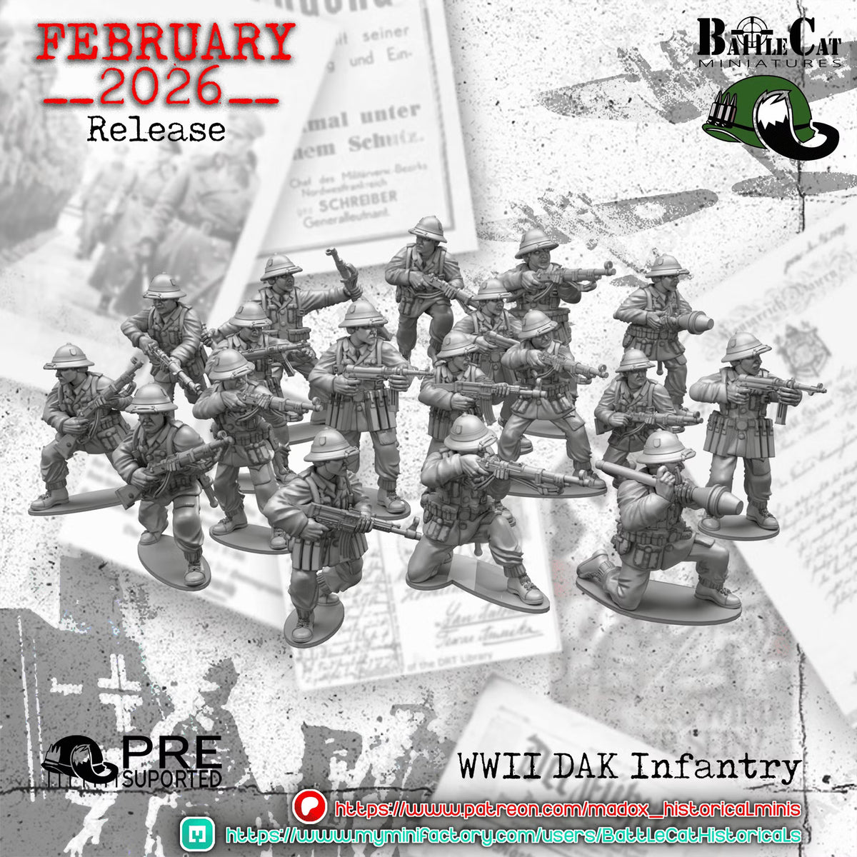 WW2 German DAK Infantry