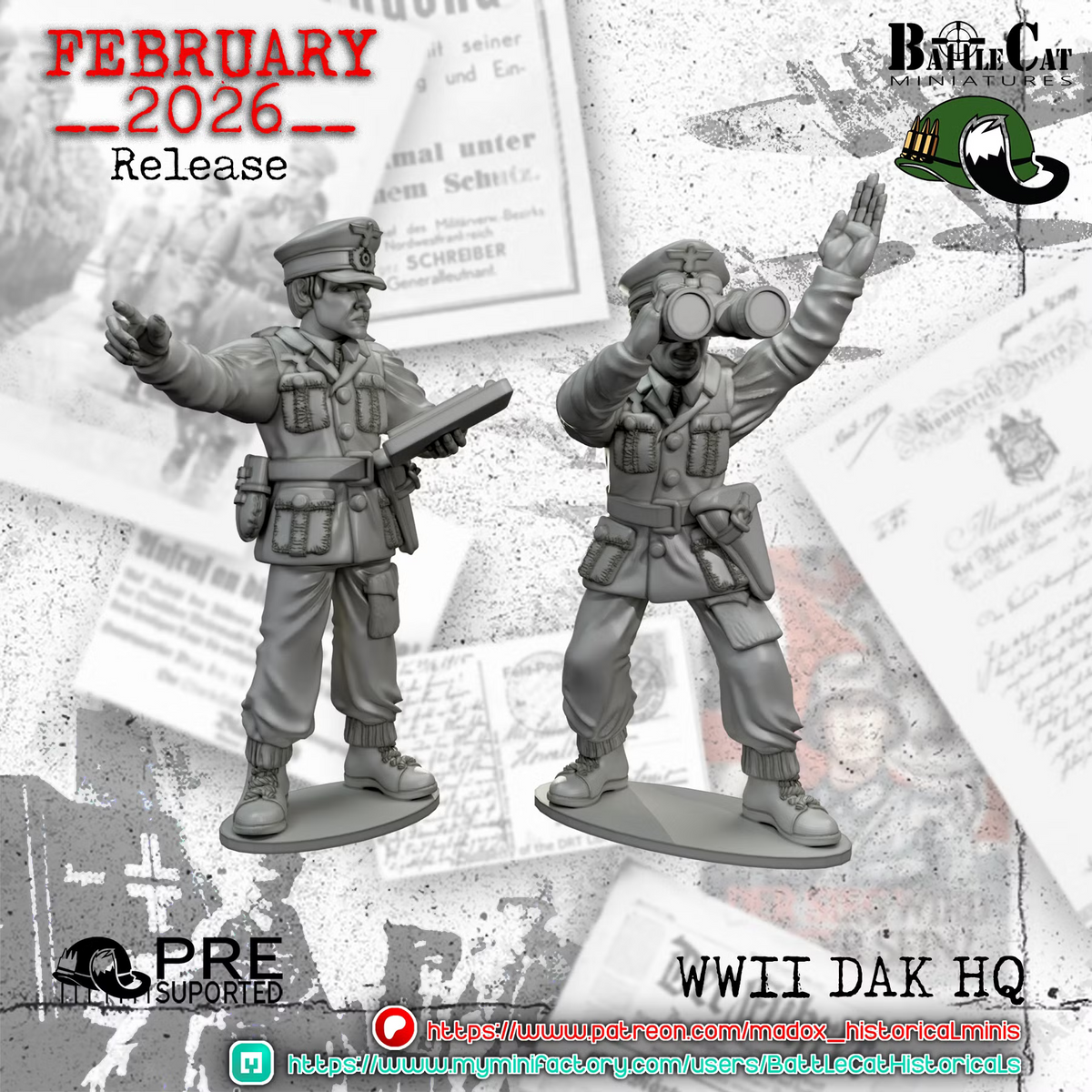 WW2 German DAK HQ