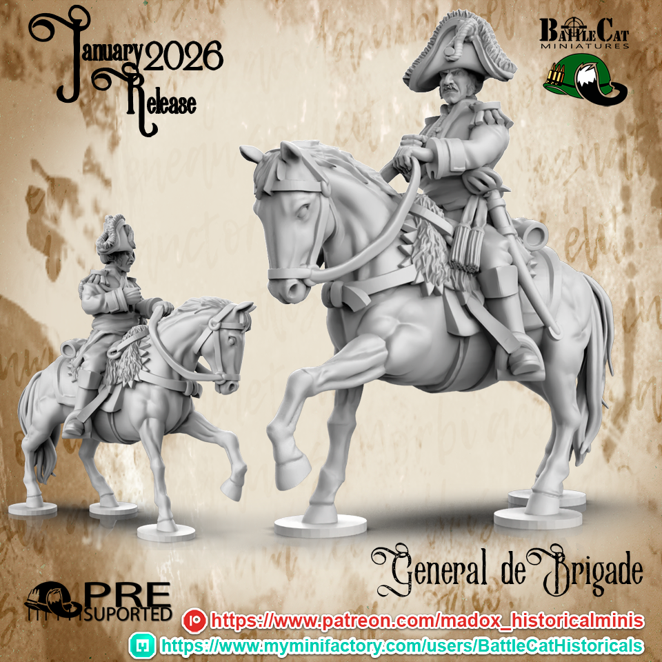 Napoleonic French Generals on Horseback