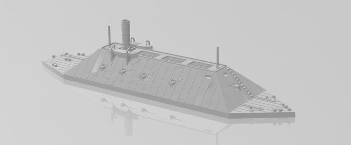 1/600 Confederate ironclad battery CSS Georgia